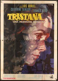 5s372 TRISTANA Italian 2p '70 Luis Bunuel, different art of Catherine Deneuve by Averardo Ciriello