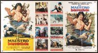 5s057 DRUNKEN MASTER Spanish/U.S. 1-stop poster '80 Jackie Chan classic, great kung fu artwork!
