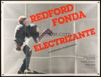 5s010 ELECTRIC HORSEMAN Spanish/U.S. subway poster '79 Sydney Pollack, Robert Redford & Jane Fonda!