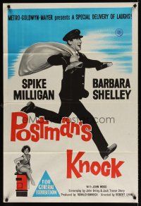 5t546 POSTMAN'S KNOCK Aust 1sh '62 wacky mailman Spike Milligan is mixed up with crime & romance!