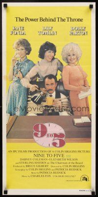5t564 9 TO 5 Aust daybill '80 Dolly Parton, Jane Fonda & Lily Tomlin w/tied up Dabney Coleman!