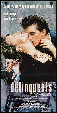 5t657 DELINQUENTS Aust daybill '89 sexy Kylie Minogue, some rules were meant to be broken!