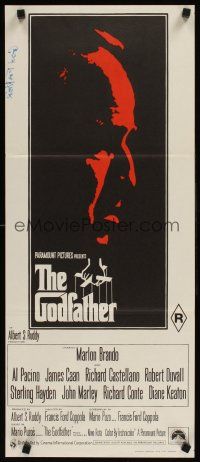 5t722 GODFATHER Aust daybill '72 Marlon Brando in Francis Ford Coppola's classic crime epic!