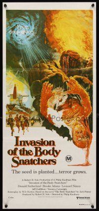 5t784 INVASION OF THE BODY SNATCHERS Aust daybill '78 classic remake of deep space invaders!
