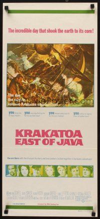 5t803 KRAKATOA EAST OF JAVA Aust daybill '69 the incredible day that shook the Earth to its core!