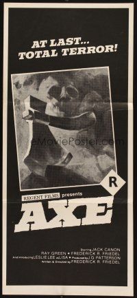 5t816 LISA, LISA Aust daybill '74 Jack Canon, Ray Green, Leslie Lee, horror!