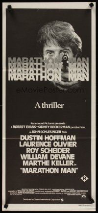 5t836 MARATHON MAN Aust daybill '76 cool image of Dustin Hoffman, John Schlesinger classic!