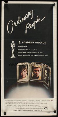 5t873 ORDINARY PEOPLE Aust daybill '80 Donald Sutherland, Mary Tyler Moore, directed by Redford!