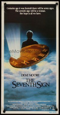 5t917 SEVENTH SIGN Aust daybill '88 Demi Moore, Michael Biehn, her hope is all we have left!