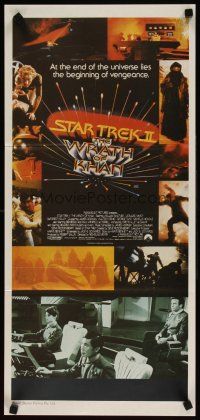 5t940 STAR TREK II Aust daybill '82 The Wrath of Khan, Leonard Nimoy, William Shatner