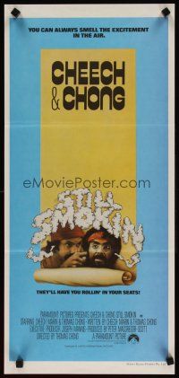 5t944 STILL SMOKIN' Aust daybill '83 Cheech & Chong will have you rollin' in your seats, drugs!