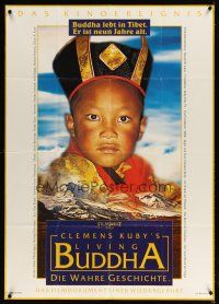 5t237 LIVING BUDDHA German 33x47 '94 Tibetan Buddhist documentary, great image!
