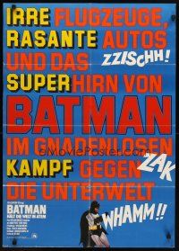 5t296 BATMAN German R70s DC Comics, Adam West in title role, great different design!