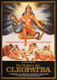 5t341 EROTIC DREAMS OF CLEOPATRA German '85 Sogni Erotici di Cleopatra, sexy artwork!