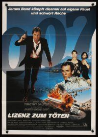 5t400 LICENCE TO KILL German '89 Timothy Dalton as James Bond, he's out for revenge!