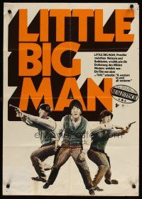 5t404 LITTLE BIG MAN orange title style German '71 Dustin Hoffman as most neglected hero!