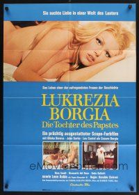 5t413 LUCREZIA BORGIA L'AMANTE DEL DIAVOLO German '69 sexy Olinka Berova nude in bed!