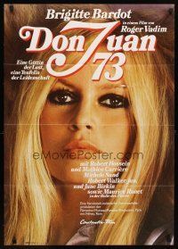 5t428 MS. DON JUAN German '73 ou Si Don Juan etait une femme, Roger Vadim, sexy Brigitte Bardot!