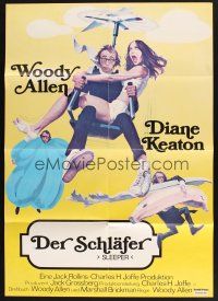 5t470 SLEEPER German '74 Woody Allen, Diane Keaton, wacky futuristic sci-fi comedy!