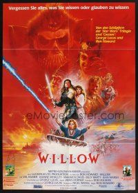 5t513 WILLOW German '88 George Lucas & Ron Howard directed, different Brian Bysouth art!