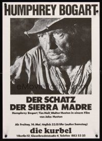 5t251 TREASURE OF THE SIERRA MADRE German 16x23 R70s great image of Humphrey Bogart!