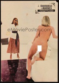 5t214 EMANUELLE IN AMERICA German LC '77 sexy Laura Gemser photographing nude woman!