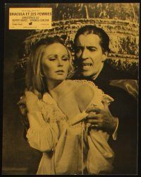 5t095 DRACULA HAS RISEN FROM THE GRAVE 8 French LCs '69 vampire Christopher Lee, Barbara Ewing!
