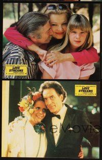5t081 LOVE STREAMS 12 French LCs '84 great images of John Cassavetes & Gena Rowlands!