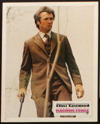 5t082 MAGNUM FORCE 12 French LCs '74 Clint Eastwood is Dirty Harry, Hal Holbrook!