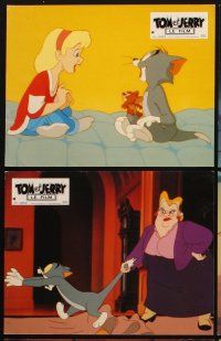 5t102 TOM & JERRY THE MOVIE 8 French LCs '92 famous cartoon cat & mouse in first motion picture!