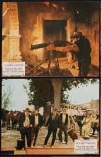 5t104 WILD BUNCH 8 French LCs R75 Sam Peckinpah cowboy classic, William Holden & Ernest Borgnine!