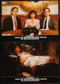 5t149 DEAD RINGERS 12 German LCs '88 Jeremy Irons & Genevieve Bujold, directed by David Cronenberg!