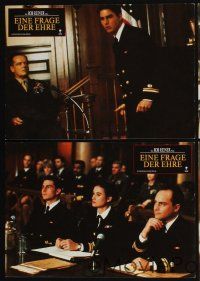 5t191 FEW GOOD MEN 4 German LCs '92 Tom Cruise, Jack Nicholson, Demi Moore, directed by Rob Reiner
