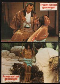 5t169 ORGIES OF EDO 4 German LCs 1969 naked bound Asian women, Zankoku ijo Gyakutai Monogatari!