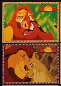 5t123 LION KING 24 German LCs '94/R90s Disney cartoon set in Africa, great different images!