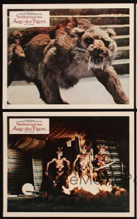 5t196 SINBAD & THE EYE OF THE TIGER 4 German LCs '77 cool images of Ray Harryhausen fx monsters!