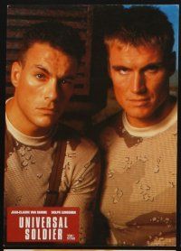 5t155 UNIVERSAL SOLDIER 12 German LCs '92 great images of Jean-Claude Van Damme & Dolph Lundgren!