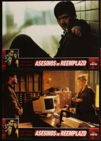 5t060 REPLACEMENT KILLERS 4 Spanish LCs '98 cool image of Chow Yun-Fat pointing gun & Mira Sorvino!