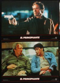 5t041 ROOKIE 12 Spanish LCs '90 Clint Eastwood directs & stars w/Charlie Sheen!