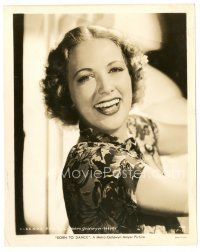 5x114 BORN TO DANCE 8x10 still '36 great close up of pretty Eleanor Powell smiling really big!