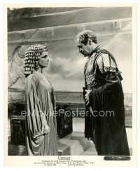 5x165 CLEOPATRA 8x10 still '64 close up of sexy Elizabeth Taylor & Rex Harrison as Caesar!