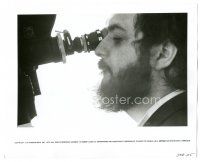 5x166 CLOCKWORK ORANGE candid 8x10 still '72 best close up of director Stanley Kubrick at camera!