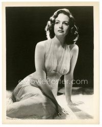 5x217 DONNA REED 8x10 still '40s portrait of the beautiful star in sexiest halter top dress!