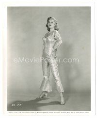 5x237 ELAINE STEWART 8x10 still '56 the saucy quick-silver blonde wearing great outfit & pearls!