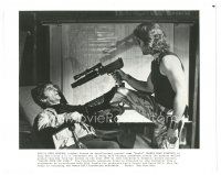 5x254 ESCAPE FROM NEW YORK 8x10 still '81 Kurt Russell forces Harry Dean Stanton to help him!