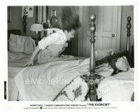 5x258 EXORCIST 8x10 still '74 great image of possessed Linda Blair flailing around in bed!