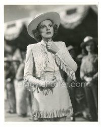 5x303 GIRL CRAZY 7.75x10 still '43 close up of Judy Garland in great cowgirl outfit with hat!