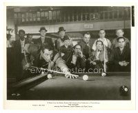 5x355 HUSTLER 8x10 still '61 the boys in the pool room stare at Paul Newman lining up his shot!