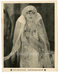 5x371 INTO HER KINGDOM 8x10 still '26 close up of deposed Russian Grand Duchess Corinne Griffith!