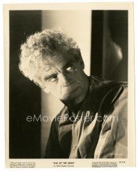 5x377 ISLE OF THE DEAD 8x10 still '45 Val Lewton, close portrait of creepy Boris Karloff in shadows!